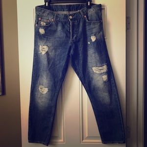 Slightly distressed Jeans